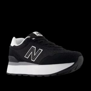 New Balance 515H Platform Womens Black White Grey
